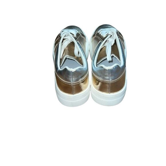 CLEE Gold & Silver Sneaker Size 9 - Picture 3 of 5